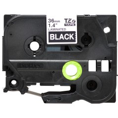 Brother Tape White on Black 36mm